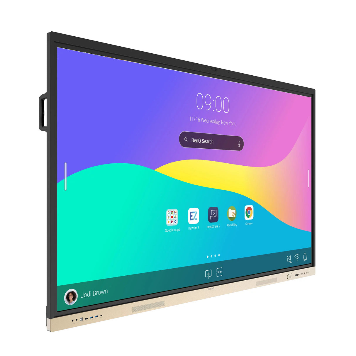 BenQ RE9804FV interactive whiteboard 2.49 m (98") 3840 x 2160 pixels Touchscreen Black