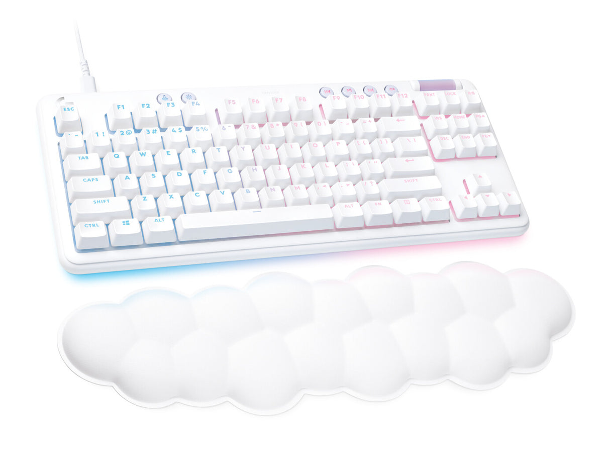 Logitech G G713 tastatur Spil USB QWERTY Dansk, Finsk, Norsk, Svensk Hvid