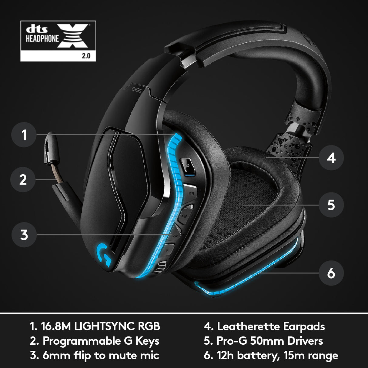 Logitech G G935 Gaming Headset