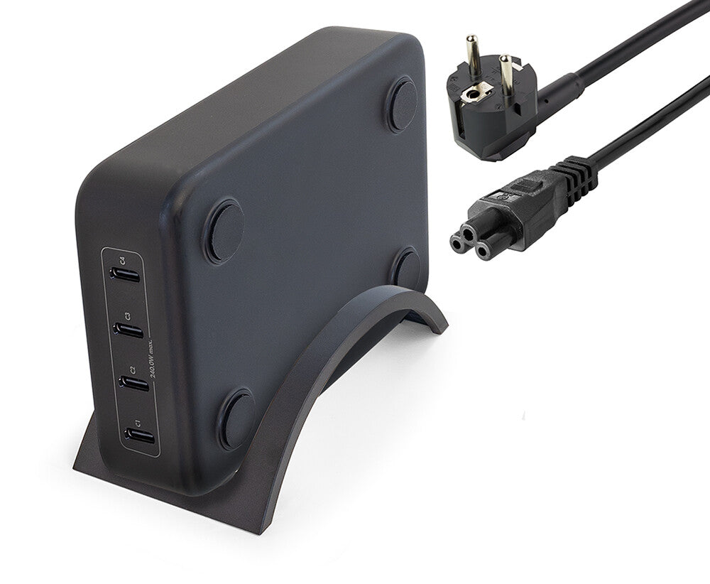 EVOline Power supply 240 W* with 4x USB C, cable and VDE plug