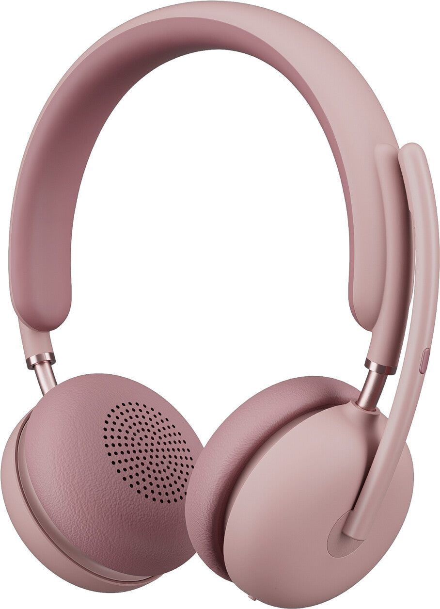 Logitech Zone Wireless 2 Headset Kabel & trådløs Kontor/Callcenter USB Type-C Bluetooth Lyserød