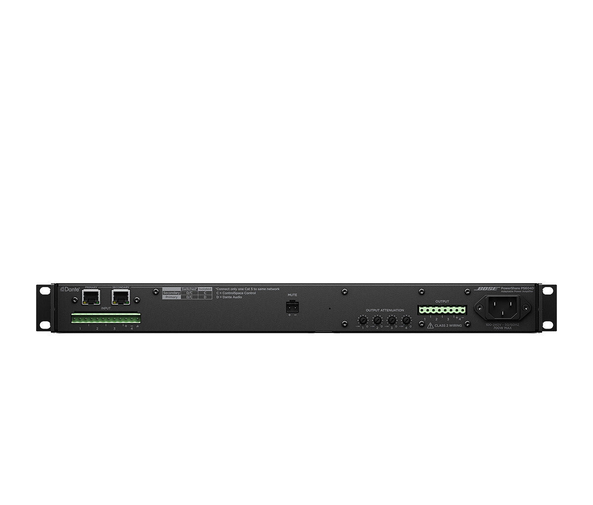 Bose PowerShare PS604D 4.0 kanaler Optræden/scene Sort