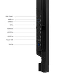 Lenovo ThinkVision T65 computer monitor 165.1 cm (65") 3840 x 2160 pixels 4K Ultra HD LED Touchscreen Black