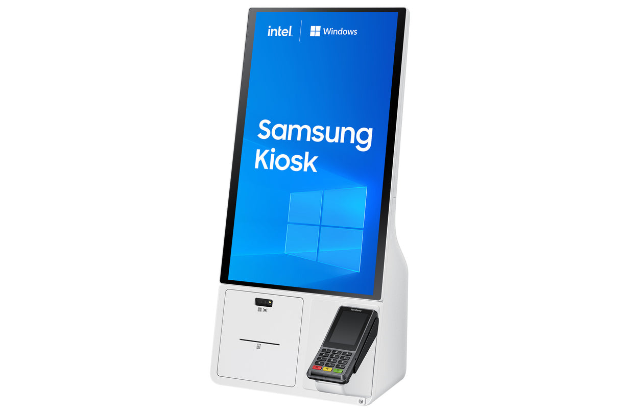 Samsung KM24C-5 Kiosk design 61 cm (24") LED 250 cd/m² Full HD White Touchscreen Built-in processor Windows 10 IoT Enterprise 16/7