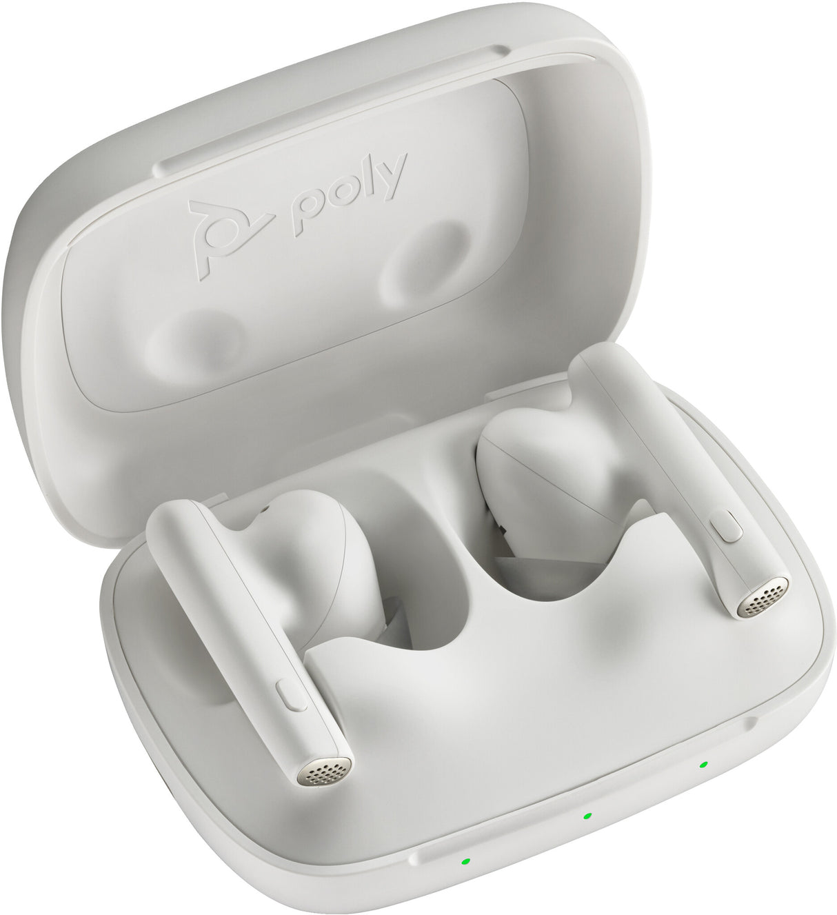 POLY Voyager Free 60 UC White Sand Earbuds +BT700 USB-C Adapter +Basic Charge Case