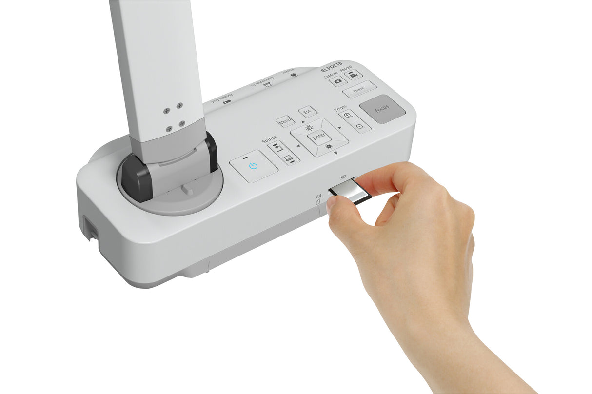 Epson ELPDC13 document camera White 25.4 / 2.7 mm (1 / 2.7") CMOS USB 1.1
