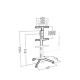 Erard KANA 1200L Wall mount White, Black