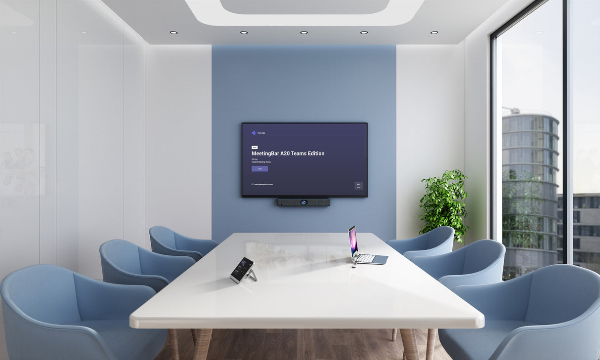 Yealink MeetingBar A20 + CTP18 Collaboration Touch Panel + VCH51 Sharing Box