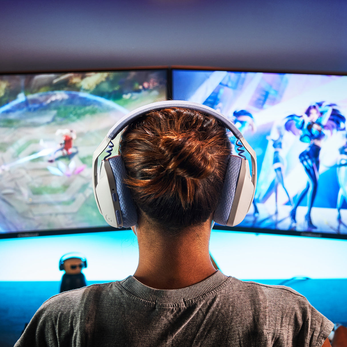 Logitech G G435 Headset Trådløs Spil Bluetooth Hvid