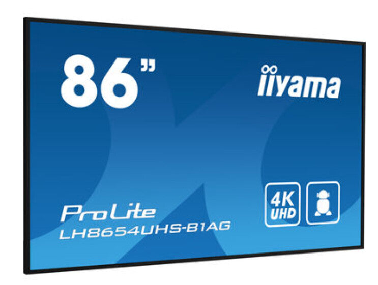 iiyama ProLite To Be Updated computerskærm 2,17 m (85.6") 3840 x 2160 pixel 4K Ultra HD LED Sort