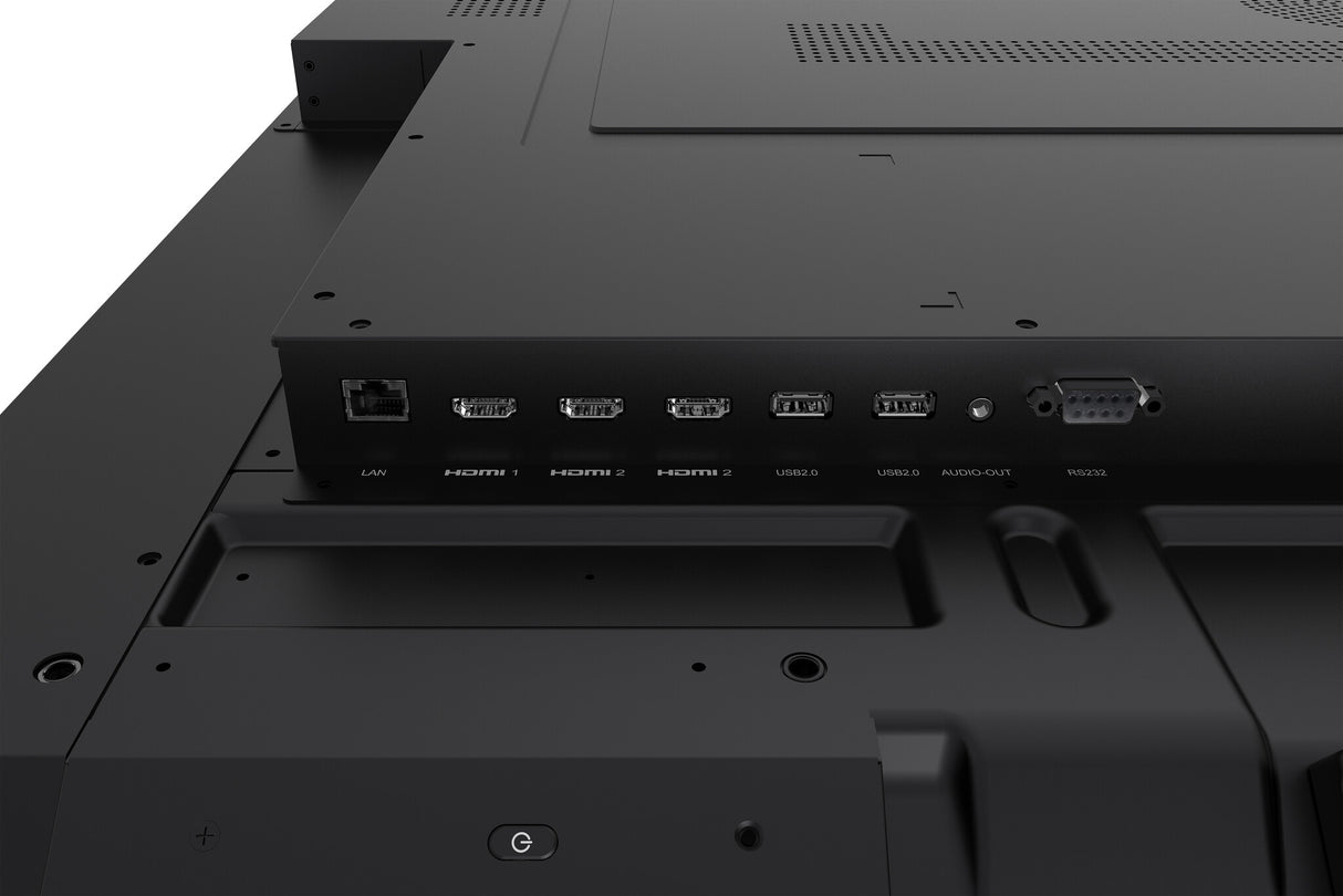 iiyama 86" 4K UHD professional digital signage display with advanced control and connectivity options