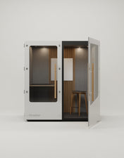 Mutebox Work Hvid dør / Classic Oak