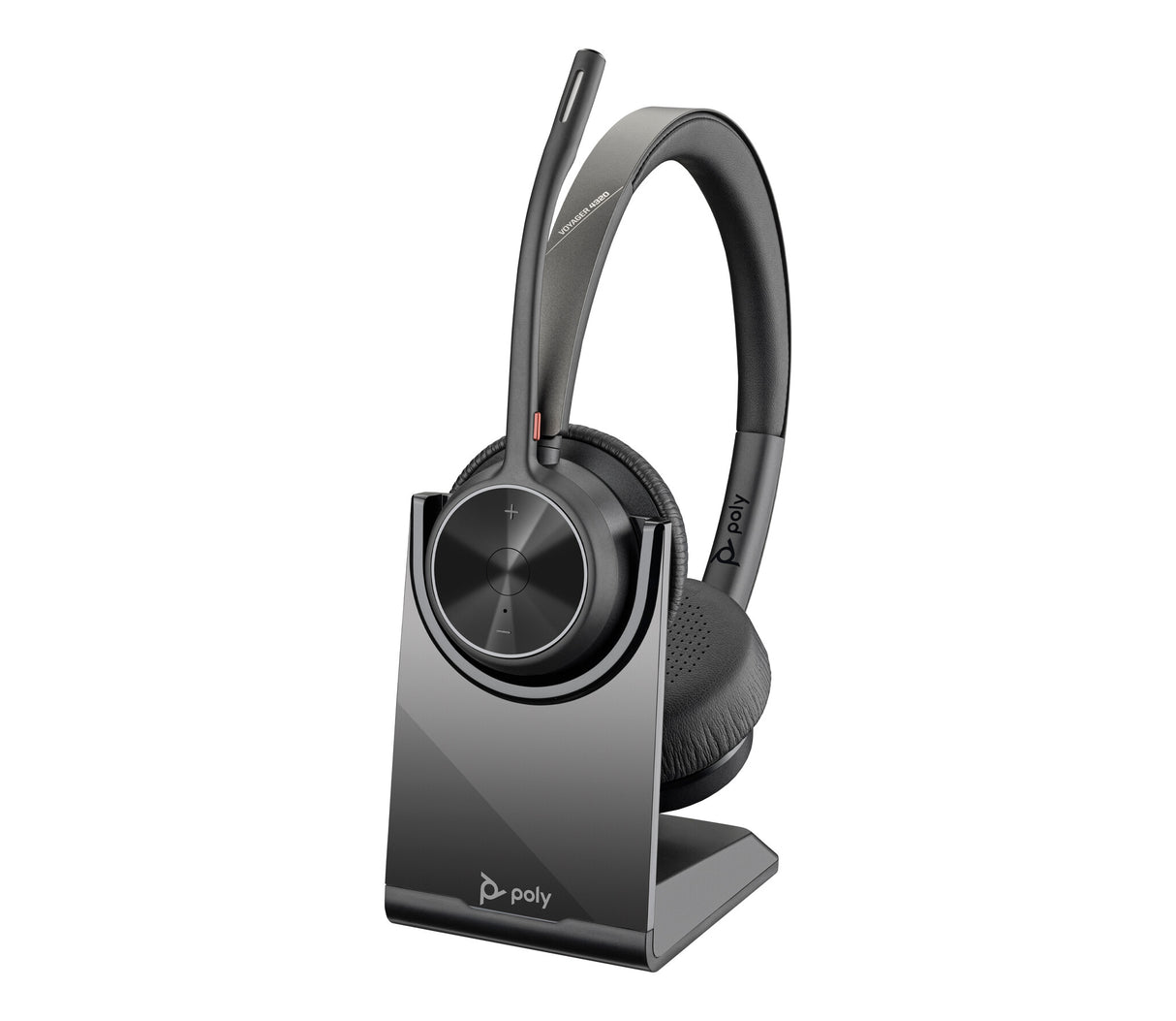 HP Poly Voyager 4320 USB-C Headset +BT700 dongle +Charging Stand