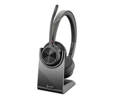 HP Poly Voyager 4320 USB-C Headset +BT700 dongle +Charging Stand