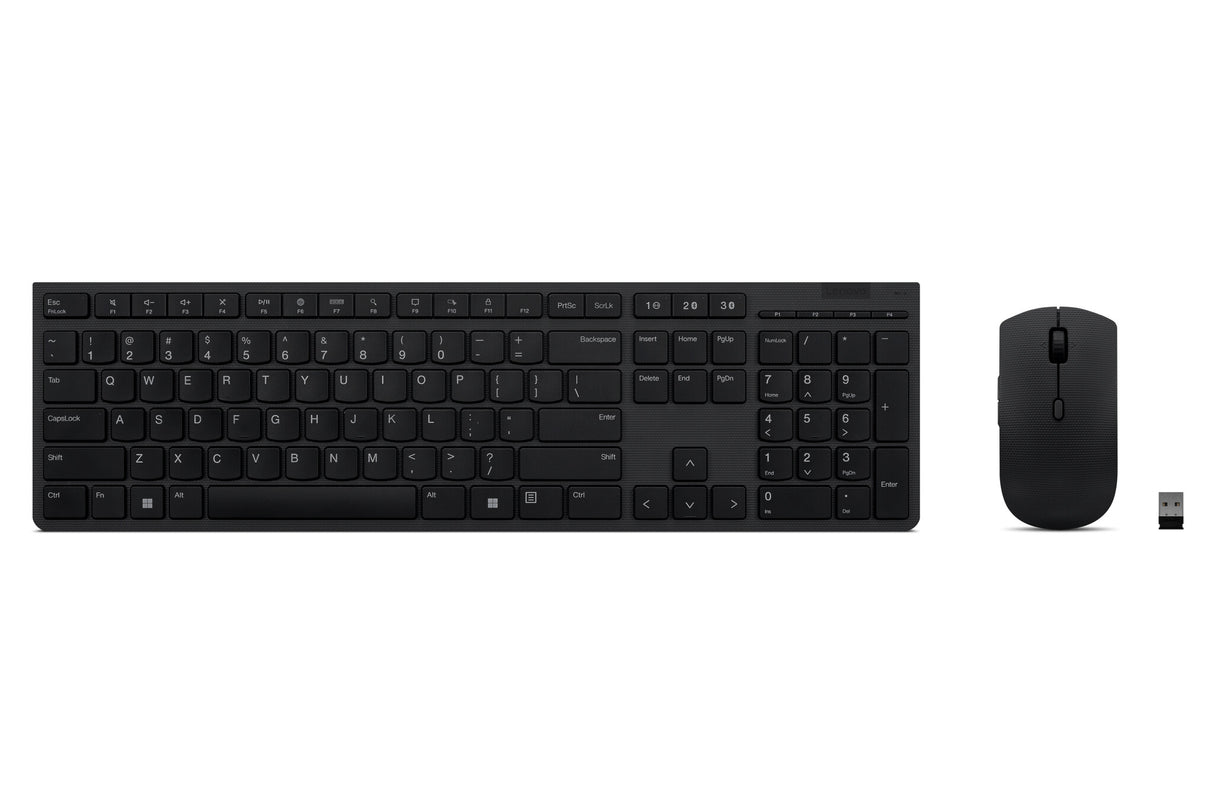 Lenovo 4X31K03940 keyboard Mouse included RF Wireless + Bluetooth Danish Black