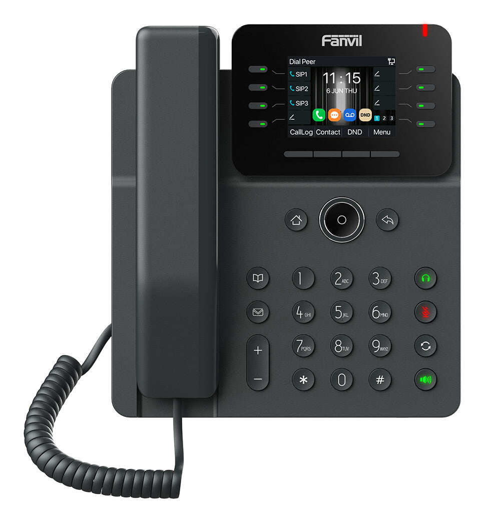 Fanvil V62G IP phone Black 12 lines LCD