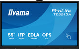iiyama TE5513A-B3AG Signage Display Interactive flat panel 138.7 cm (54.6") LCD Wi-Fi 500 cd/m² 4K Ultra HD Black Touchscreen Built-in processor Android 24/7