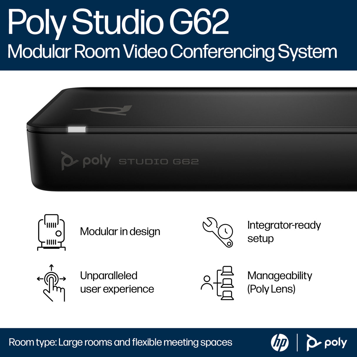 Poly Studio G62 Video Conferencing System