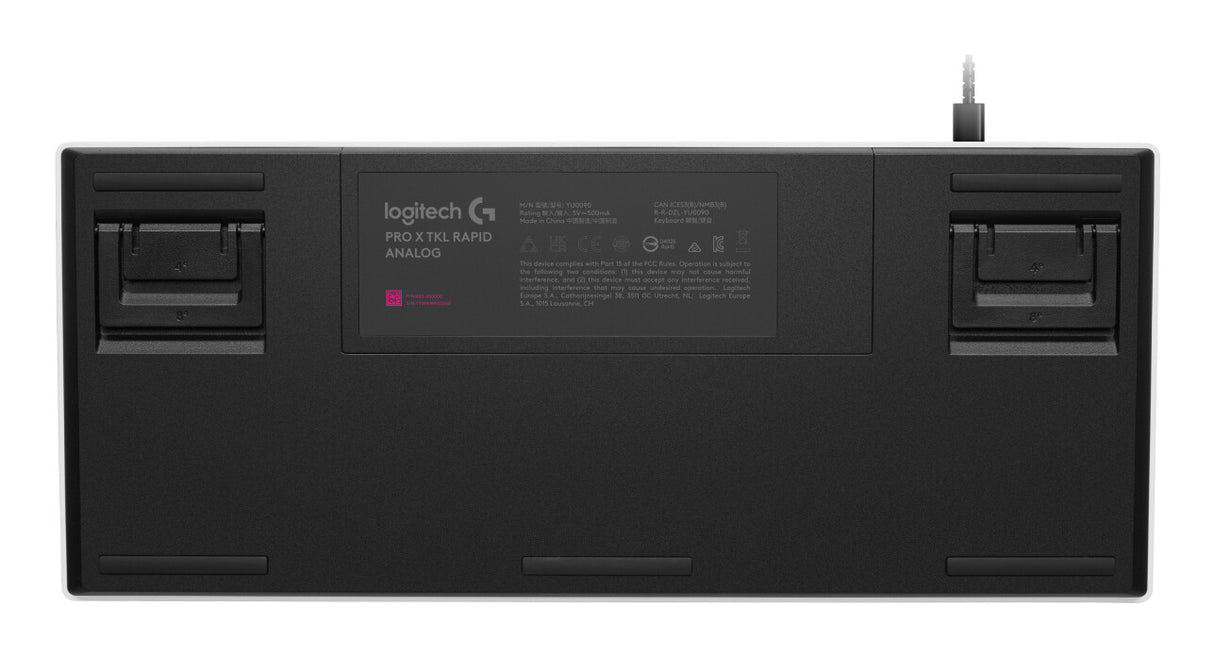 Logitech G PRO X TKL RAPID tastatur Spil USB QWERTY Dansk, Finsk, Norsk, Svensk Hvid