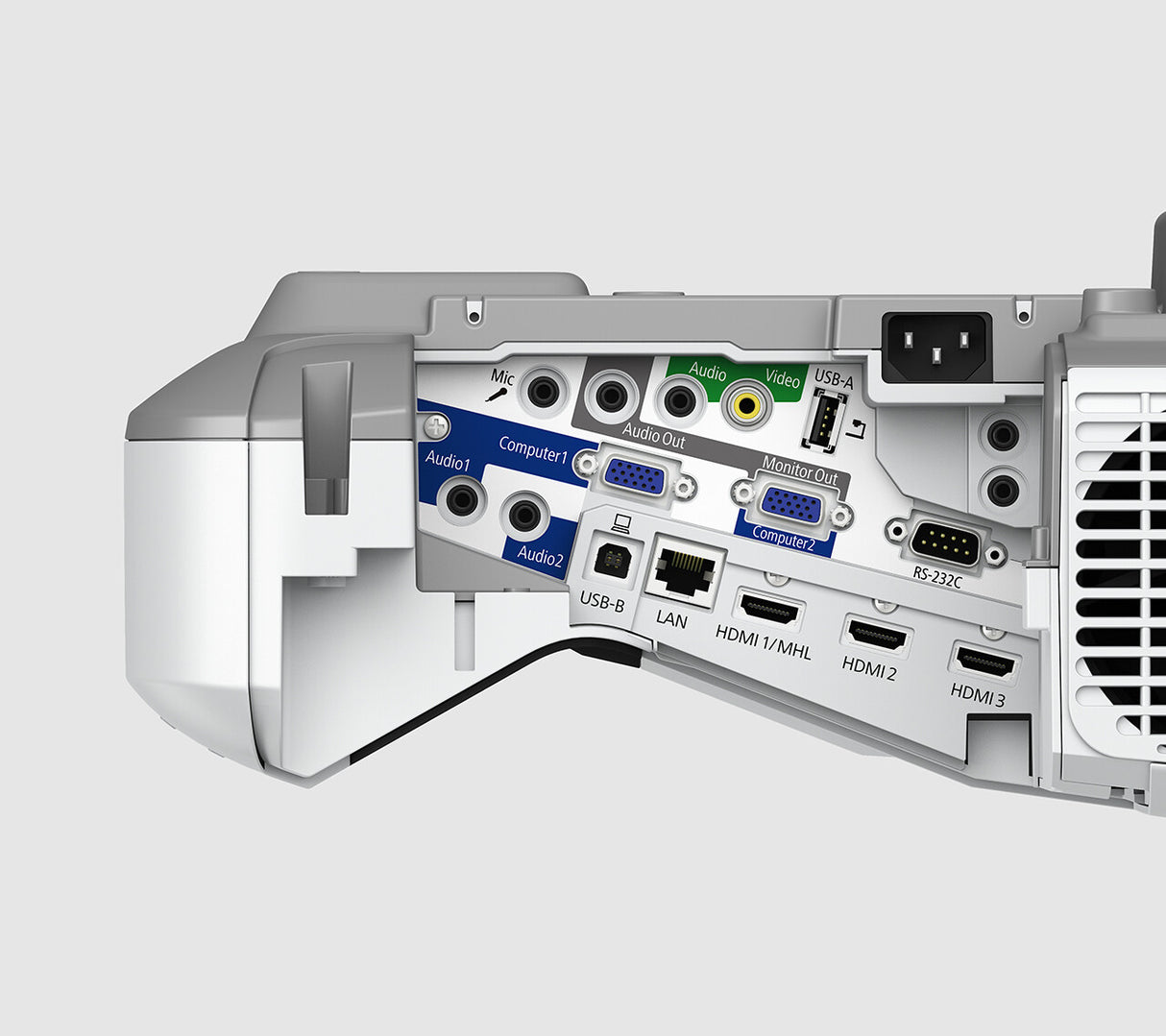 Epson EB-685Wi Ultra short throw projector 3500 ANSI lumens 3LCD WXGA (1280x800) White, Grey