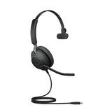 Jabra Evolve2 40 SE Headset Wired Head-band Calls/Music USB Type-C / USB Type-A Black