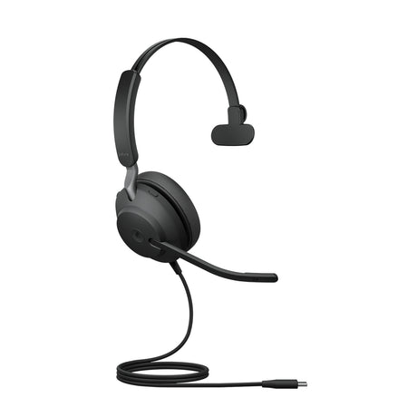 Jabra Evolve2 40 SE Headset Wired Head-band Calls/Music USB Type-C / USB Type-A Black