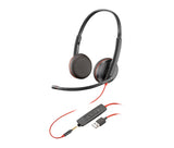 Poly Blackwire 3225 Stereo USB-A Headset (Bulk)