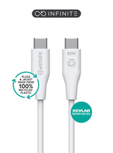 eSTUFF ES604170-BULK USB cable USB 2.0 1 m USB C White