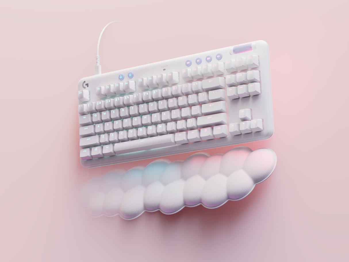 Logitech G G713 tastatur Spil USB QWERTY Dansk, Finsk, Norsk, Svensk Hvid