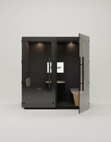 MuteBox Meet Creative Sort dør / Black Oak