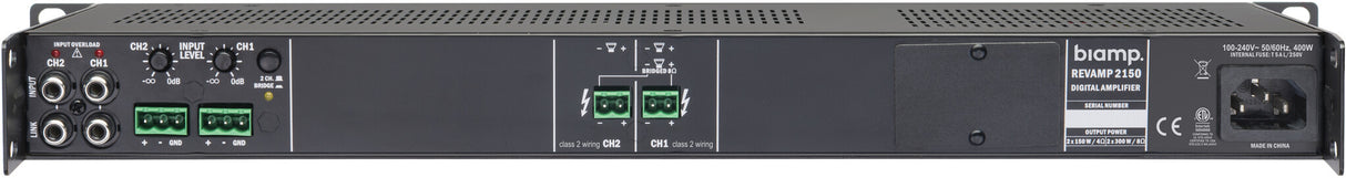 Biamp Commercial Audio REVAMP2150 Performance/stage Black