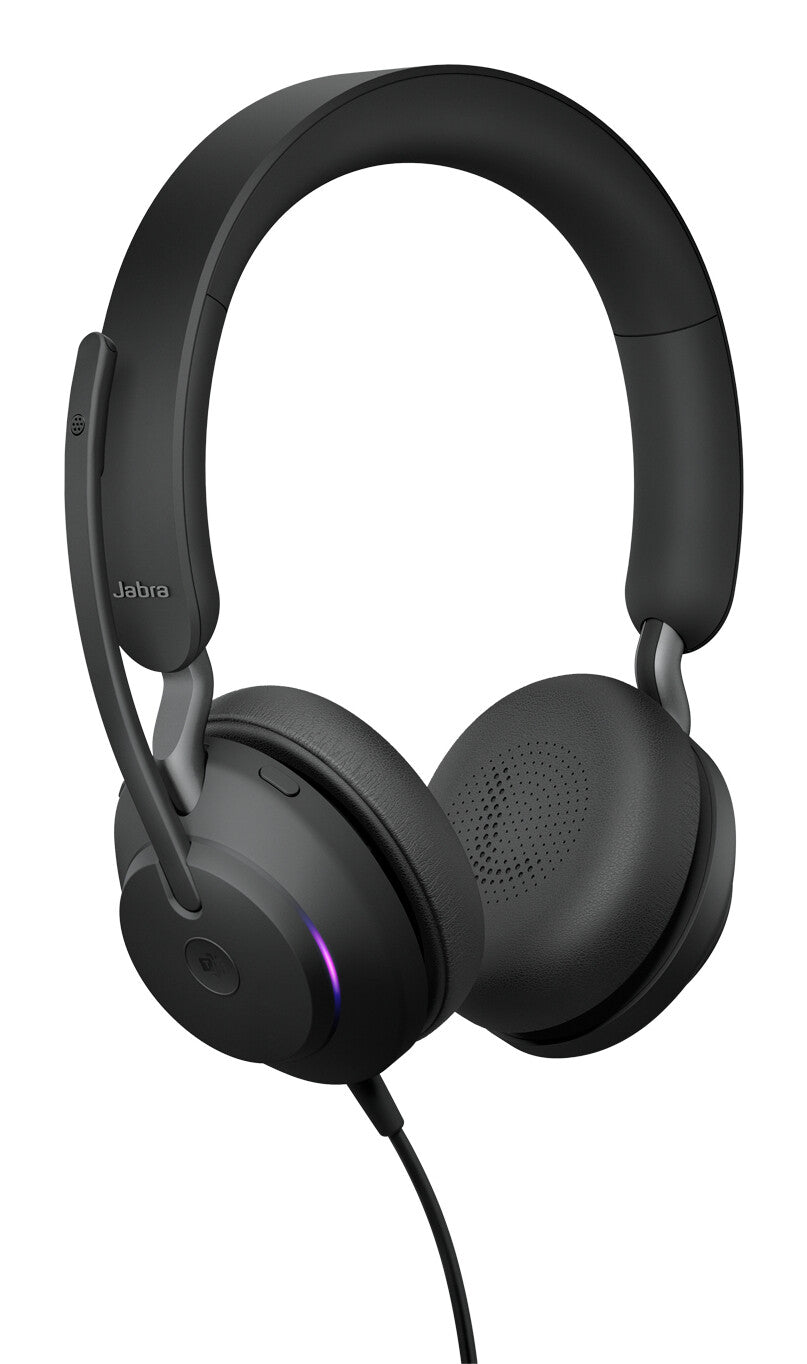 Jabra Evolve2 40 SE Headset Wired Head-band Office/Call center USB Type-C / USB Type-A Black