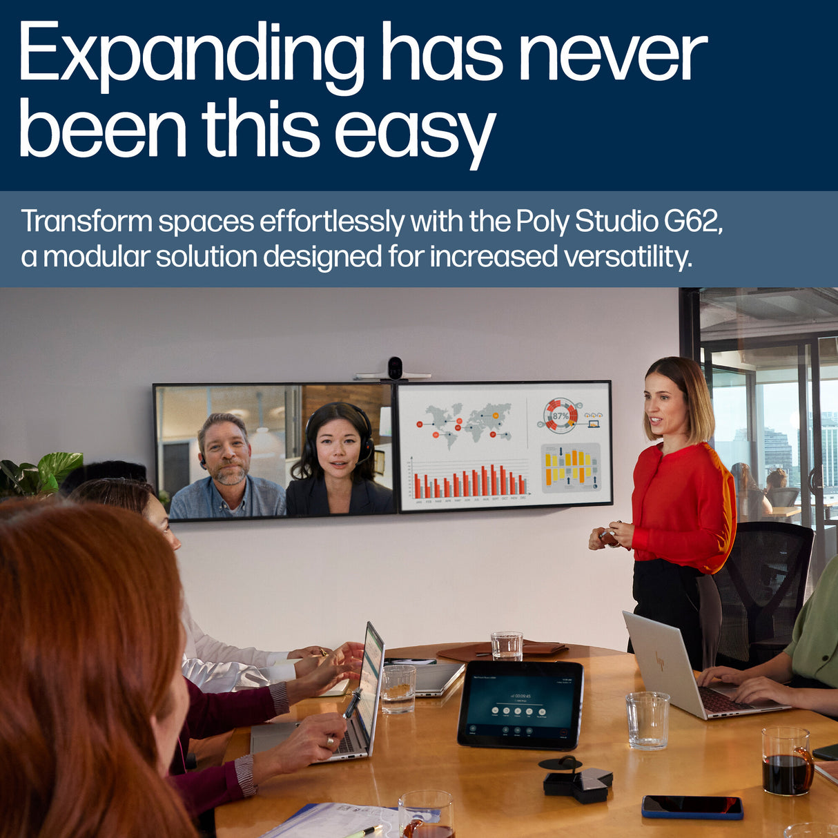 Poly Studio G62 Video Conferencing System