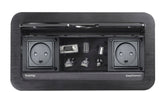 Biamp EasyConnect EC-P-DK Desk Cable box Black 1 pc(s)