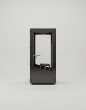 MuteBox One (Dual Glass) Sort dør / Black Oak