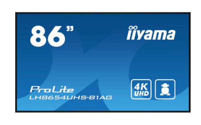 iiyama ProLite To Be Updated computerskærm 2,17 m (85.6") 3840 x 2160 pixel 4K Ultra HD LED Sort