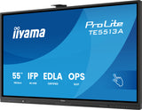 iiyama TE5513A-B2AG Signage Display Interactive flat panel 138.7 cm (54.6") Wi-Fi 500 cd/m² 4K Ultra HD Black Touchscreen Built-in processor Android 24/7