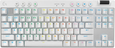 Logitech G 920-012146 keyboard Gaming RF Wireless + Bluetooth QWERTY Nordic White