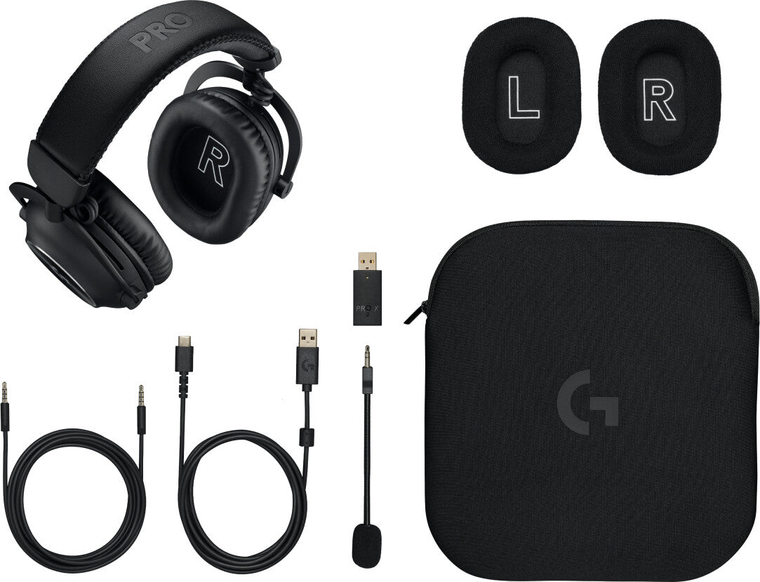 Logitech G 981-001263 headphones/headset Wired & Wireless Head-band Gaming Bluetooth Black