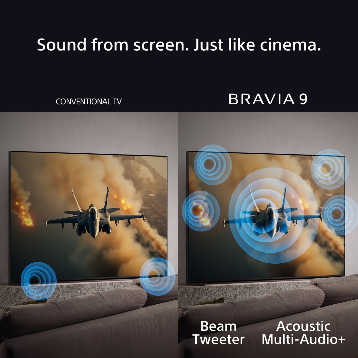 Sony BRAVIA 9 Series 75" QLED XR|Mini LED 4K HDR Display with Google TV, including 3 years PrimeSupport