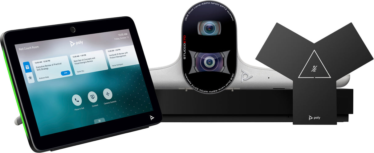 POLY G7500 Video Conferencing System with Studio E70 and TC10 Kit No Radio or Power Cord TAA