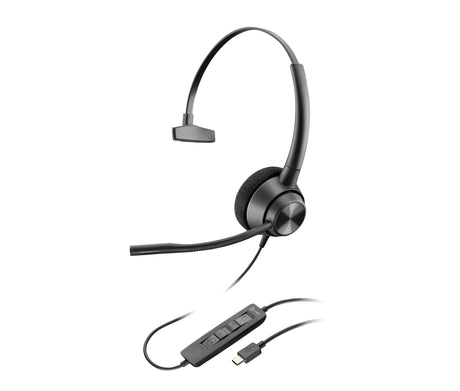 Poly EncorePro 310 USB-C Monoaural Headset TAA