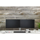 Chief KX Low-Profile Dual Monitor Arm, Column Desk Mount, Black