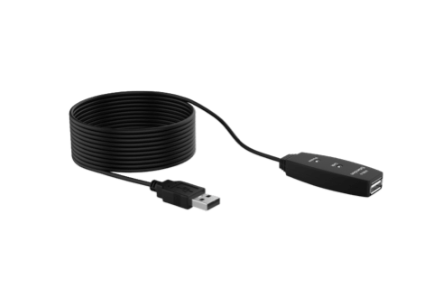 Yealink USB2-EXT-10M | USB Extension Cable | USB-A - USB-A | 2.0 | 10m | Sort