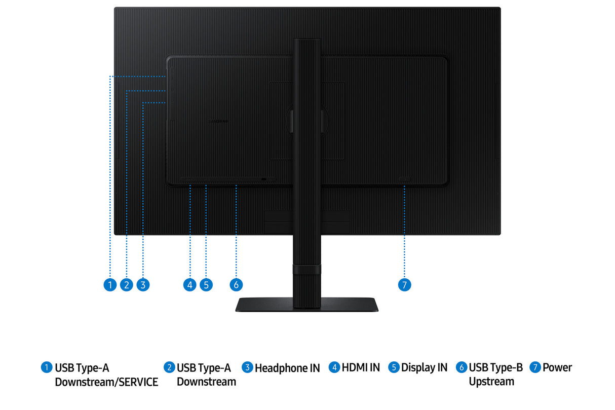 Samsung S60UD computer monitor 68.6 cm (27") 2560 x 1440 pixels Quad HD LCD Black