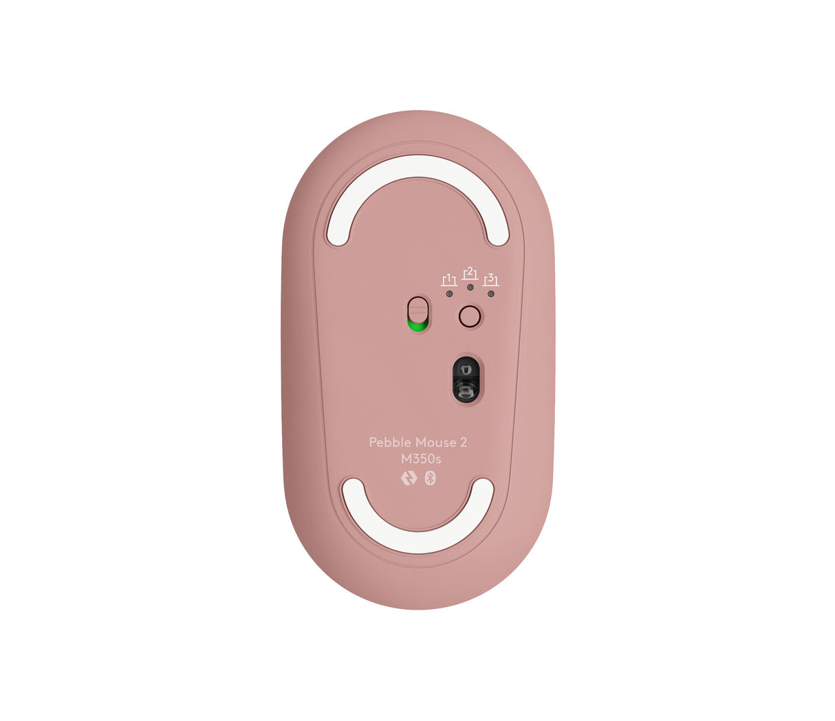 Logitech Pebble 2 M350s mouse Travel Ambidextrous RF Wireless + Bluetooth Optical 4000 DPI