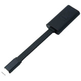 Dell Adapter- USB-C to Ethernet (PXE Boot), 10Mb LAN, 100Mb LAN, GigE, 1000 Mbps, Black