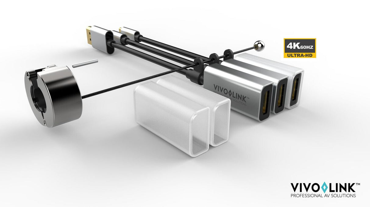 Vivolink PROADRING7S video cable adapter DisplayPort + Mini DisplayPort + USB Type-C 3 x HDMI