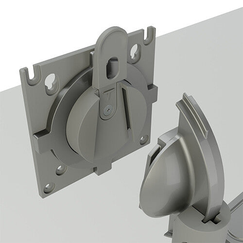 Chief Konc?sTM Monitor Arm Mount, Single, Silver