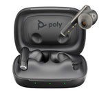 Poly Voyager Free 60 UC Carbon Black Earbuds +BT700 USB-C Adapter +Basic Charge Case